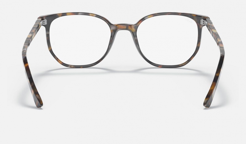 Ray Ban Elliot Optics Men's Eyeglasses Brown | 91257-XVSQ