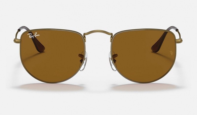 Ray Ban Elon Men's Sunglasses Brown | 07492-ZBEO