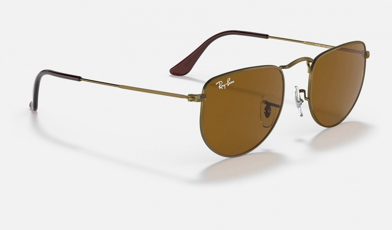 Ray Ban Elon Men's Sunglasses Brown | 07492-ZBEO