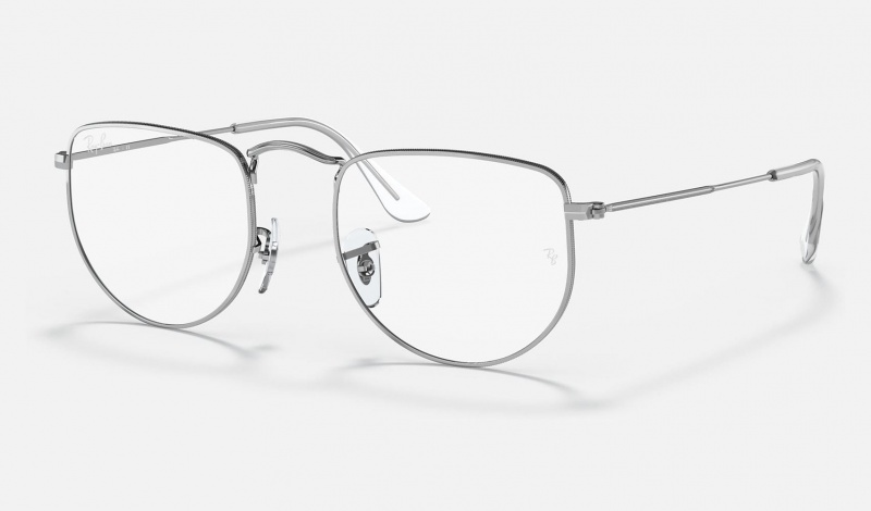 Ray Ban Elon Optics Men\'s Eyeglasses Silver | 26893-JSBM