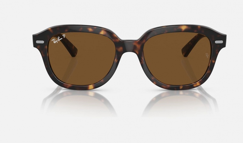 Ray Ban Erik Men's Sunglasses Brown | 81456-HSTB