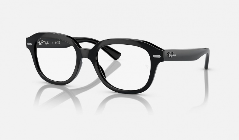 Ray Ban Erik Optics Men\'s Eyeglasses Black | 26548-IEUD