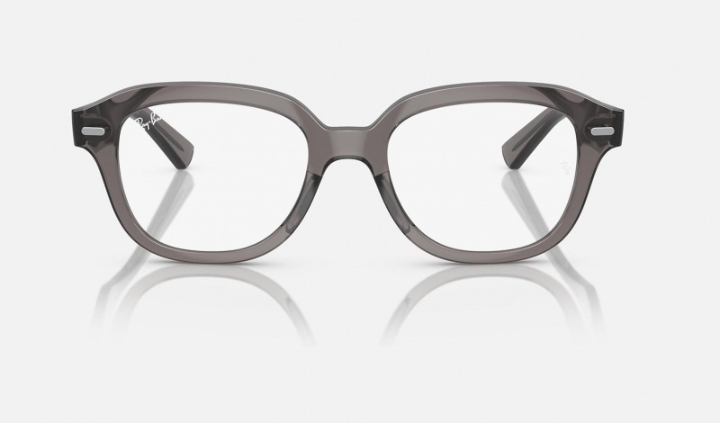 Ray Ban Erik Optics Men's Eyeglasses Grey | 96783-MUAG