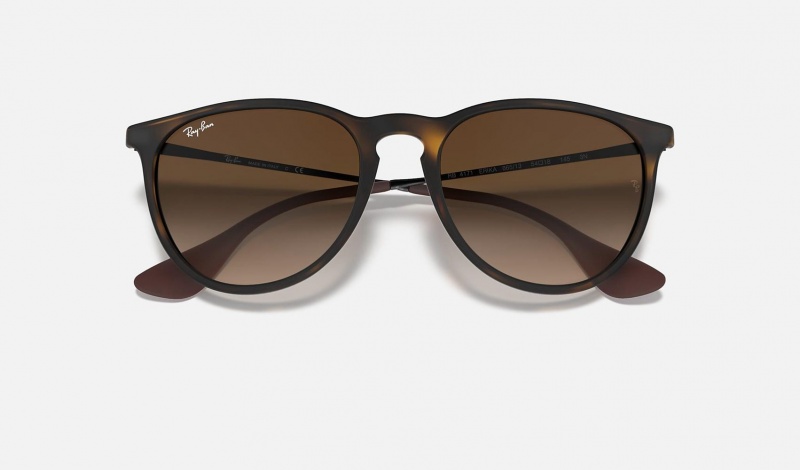 Ray Ban Erika Classic Men's Sunglasses Brown | 30582-FPML