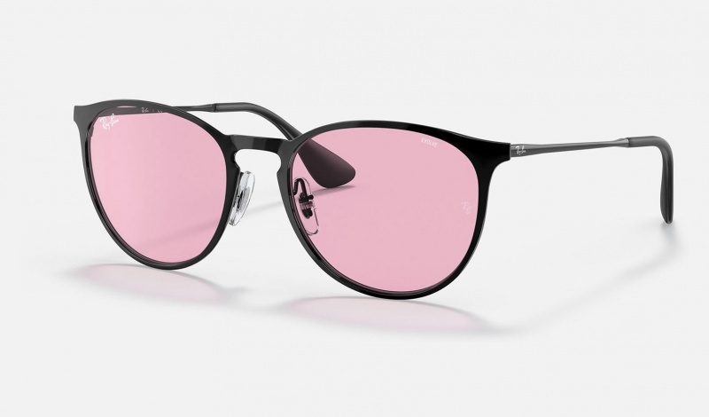 Ray Ban Erika Metal Evolve Women\'s Sunglasses Pink | 82356-JBEG