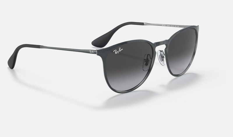 Ray Ban Erika Metal Men's Sunglasses Grey | 34159-OYWJ