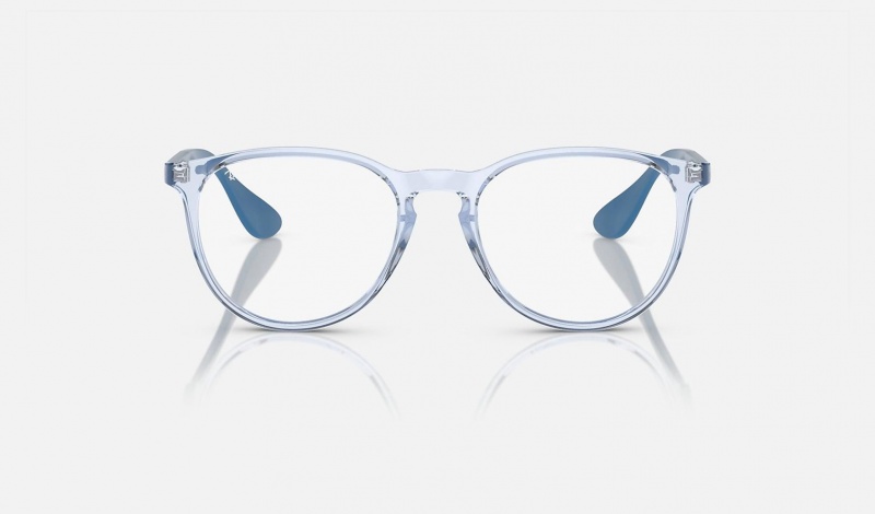 Ray Ban Erika Optics Men's Eyeglasses Blue | 93416-CDNV