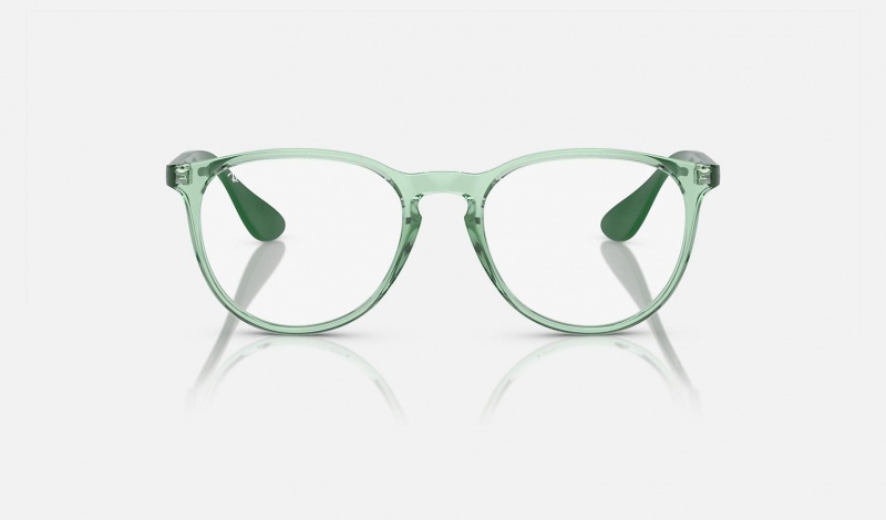 Ray Ban Erika Optics Men's Eyeglasses Green | 68945-LWPS