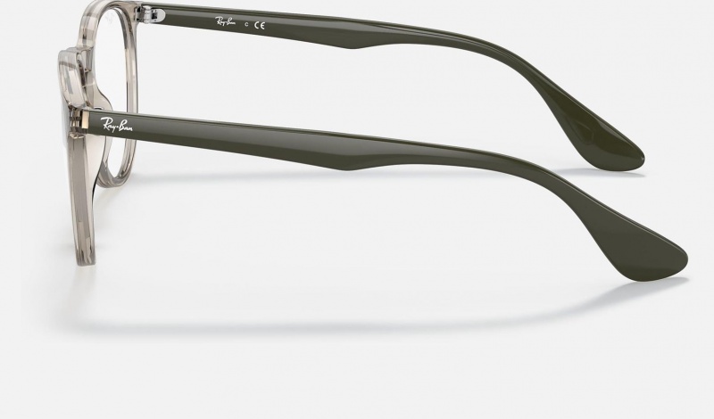 Ray Ban Erika Optics Men's Eyeglasses Silver | 89652-SPKG