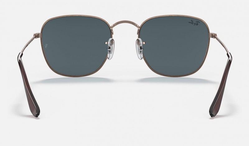 Ray Ban Frank Antiqued Women's Sunglasses Blue | 96201-YSHC