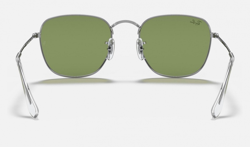 Ray Ban Frank Legend Gold Women's Sunglasses Green | 46092-ODKB