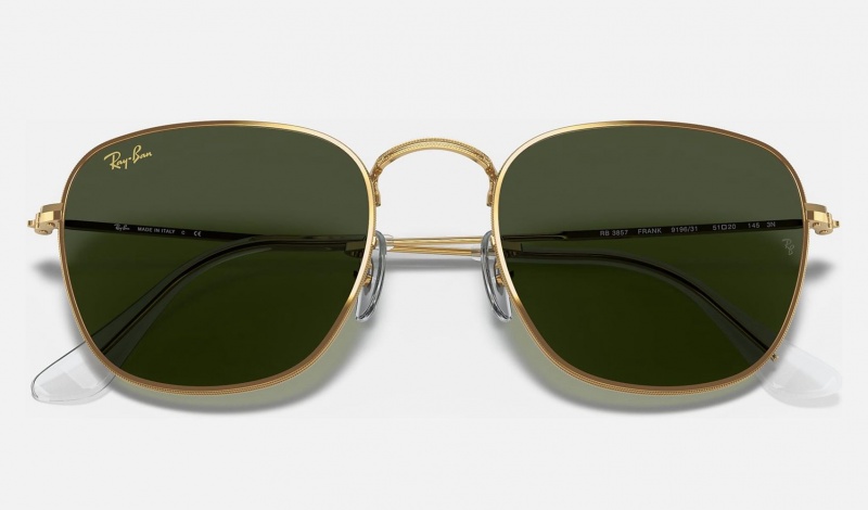 Ray Ban Frank Men's Sunglasses Green | 28496-ZSQY