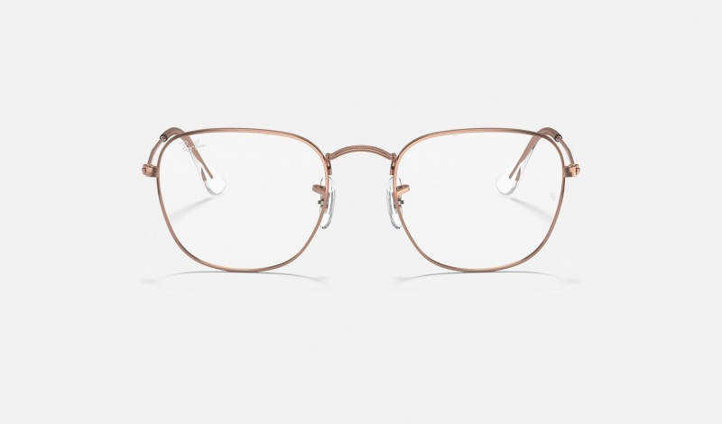 Ray Ban Frank Optics Men's Eyeglasses Copper | 17395-UHXV