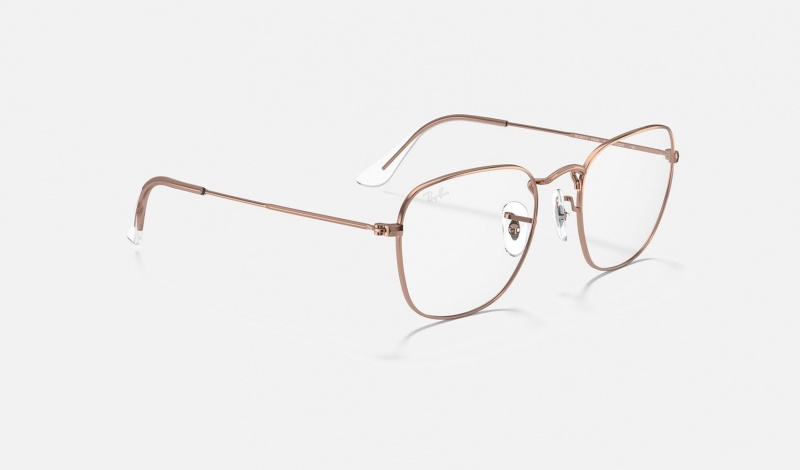 Ray Ban Frank Optics Men's Eyeglasses Copper | 17395-UHXV