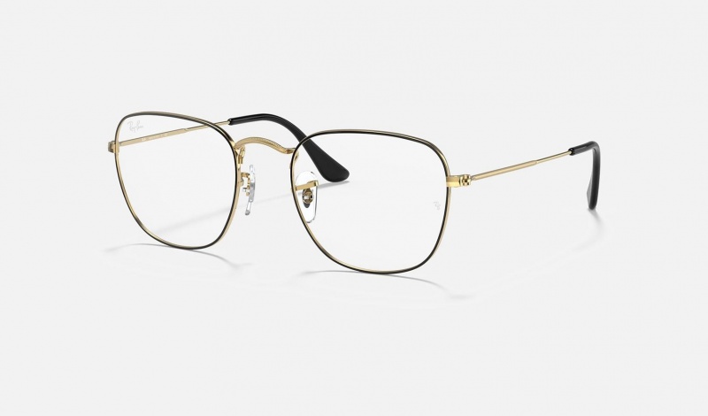 Ray Ban Frank Optics Men\'s Eyeglasses Gold | 24035-MJOK