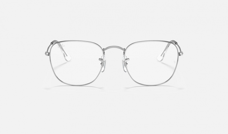 Ray Ban Frank Optics Men's Eyeglasses Silver | 50823-UAGV