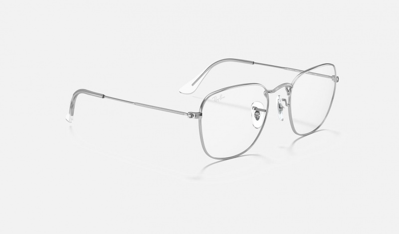 Ray Ban Frank Optics Men's Eyeglasses Silver | 50823-UAGV