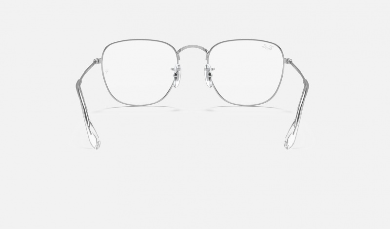 Ray Ban Frank Optics Men's Eyeglasses Silver | 50823-UAGV