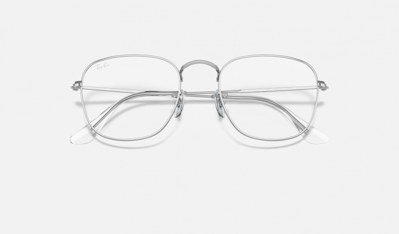 Ray Ban Frank Optics Men's Eyeglasses Silver | 50823-UAGV