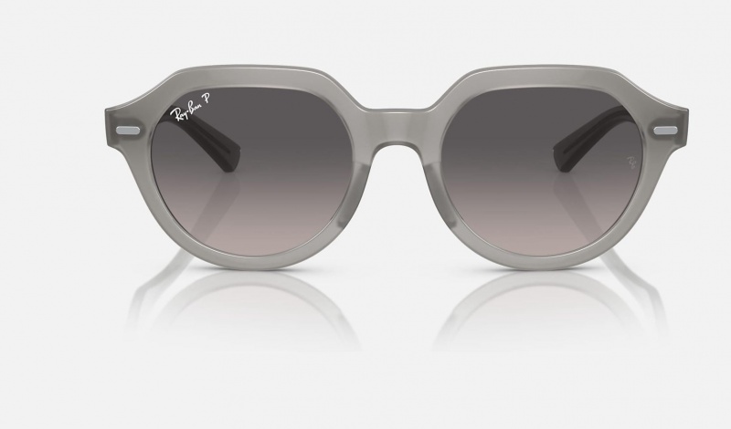 Ray Ban Gina Women's Sunglasses Grey | 93845-ECVF