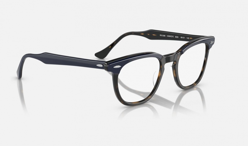 Ray Ban Hawkeye Optics Men's Eyeglasses Blue | 61549-PLKW