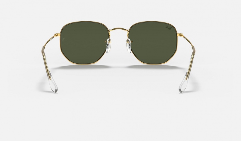 Ray Ban Hexagonal Women's Sunglasses Green | 63708-FOXA