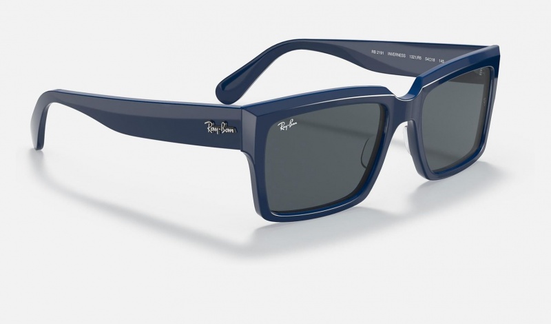 Ray Ban Inverness Men's Sunglasses Blue | 91804-KHXJ