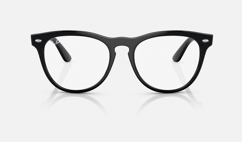 Ray Ban Iris Optics Men's Eyeglasses Black | 71504-YENA