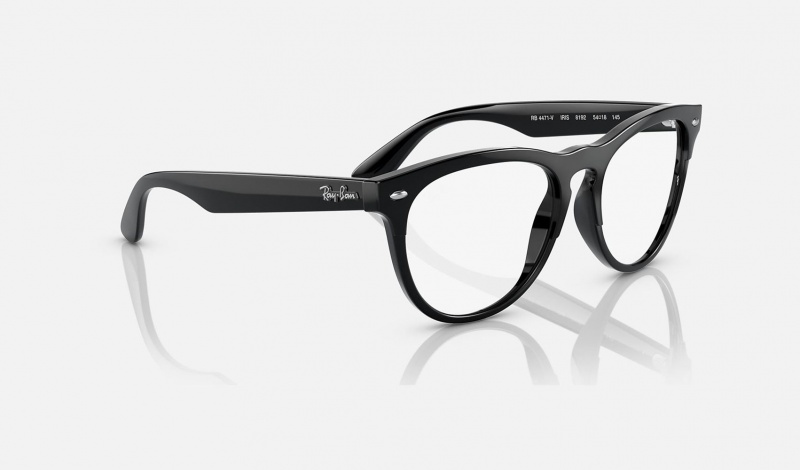 Ray Ban Iris Optics Men's Eyeglasses Black | 71504-YENA