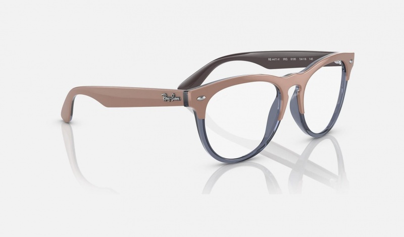 Ray Ban Iris Optics Women's Eyeglasses Beige | 42051-PKHD