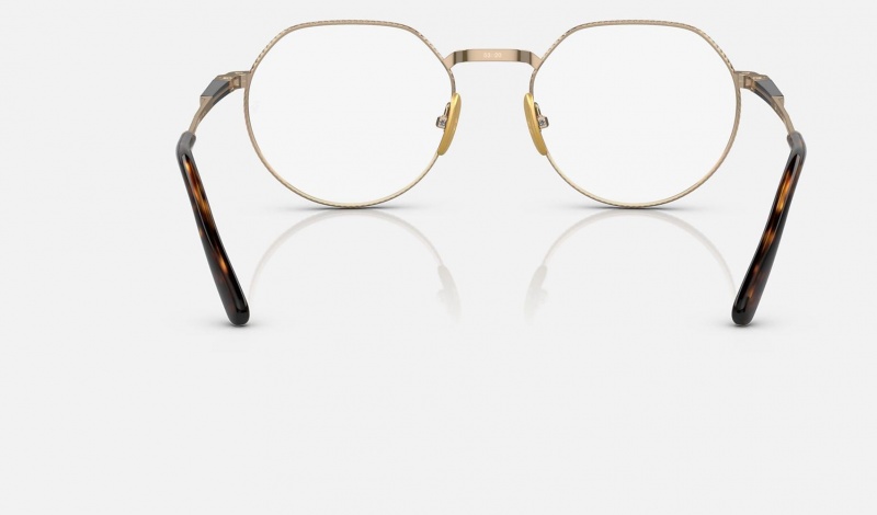 Ray Ban Jack Ii Titanium Optics Men's Eyeglasses Gold | 54692-MNRQ