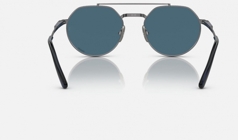 Ray Ban Jack Ii Titanium Women's Sunglasses Blue | 19532-IQGZ