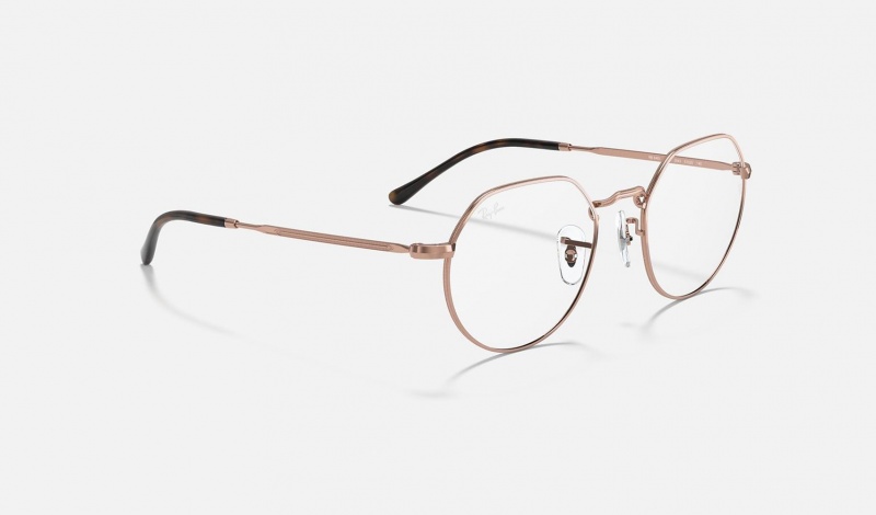 Ray Ban Jack Optics Men's Eyeglasses Copper | 03927-EOBJ