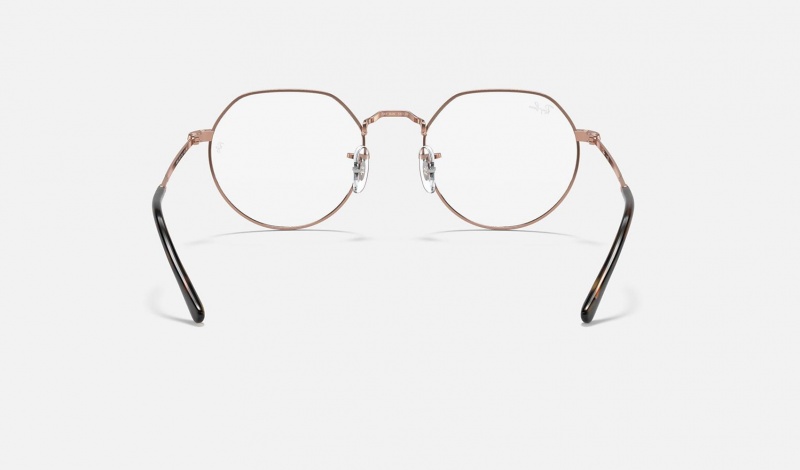 Ray Ban Jack Optics Men's Eyeglasses Copper | 03927-EOBJ