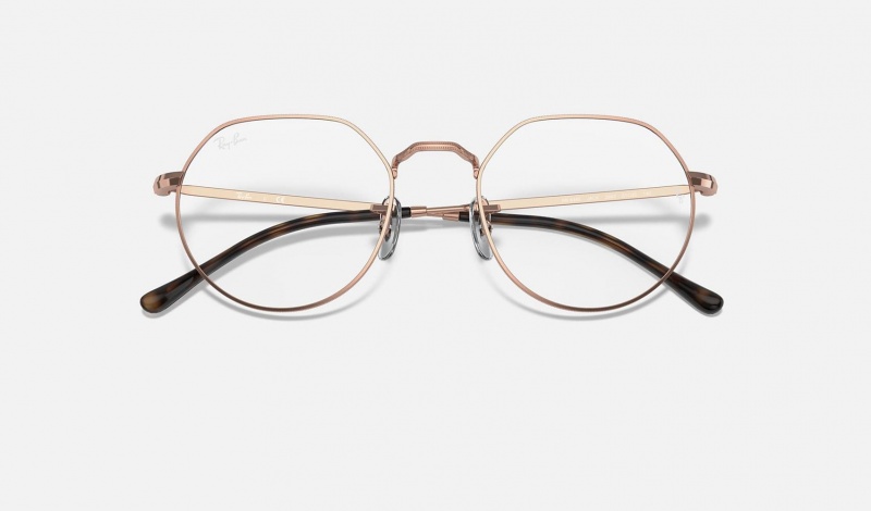 Ray Ban Jack Optics Men's Eyeglasses Copper | 03927-EOBJ