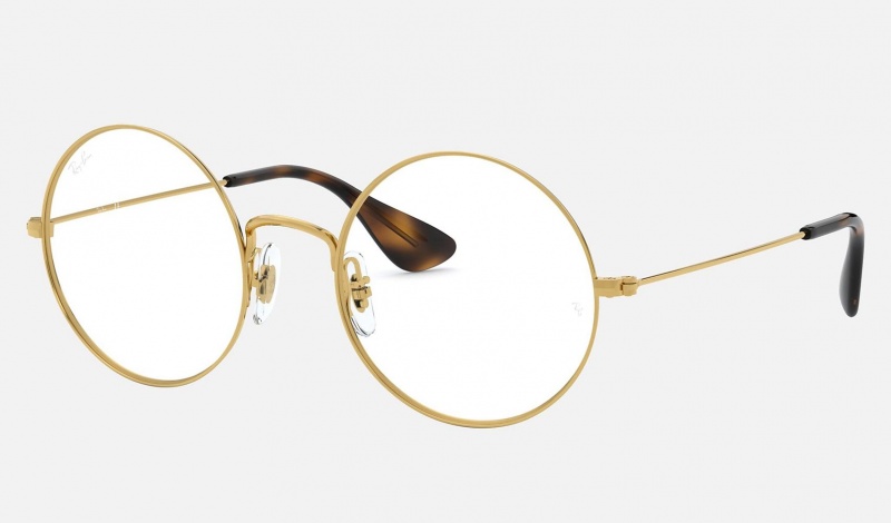 Ray Ban Ja-jo Optics Men's Eyeglasses Gold | 98106-FQMS