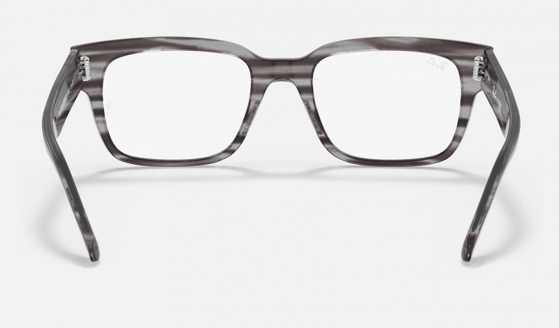 Ray Ban Jeffrey Optics Men's Eyeglasses Grey | 52078-TJWI