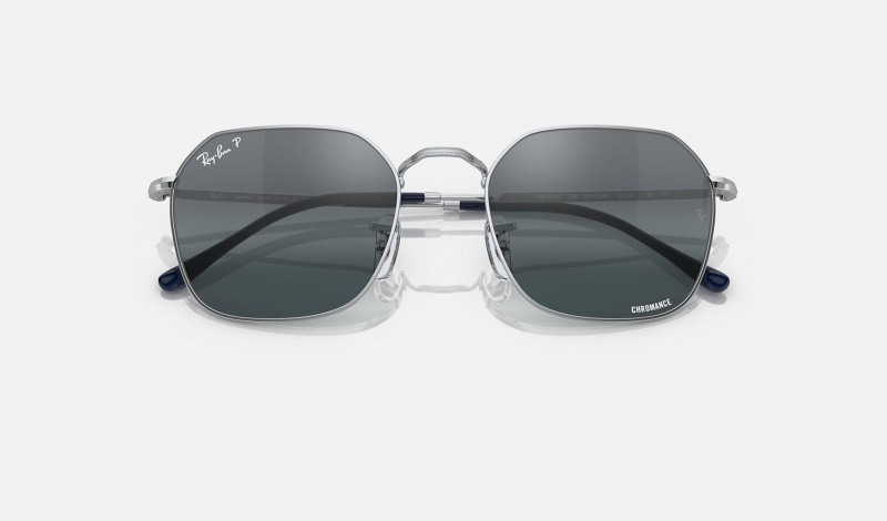 Ray Ban Jim Men's Sunglasses Silver | 39106-FXSD