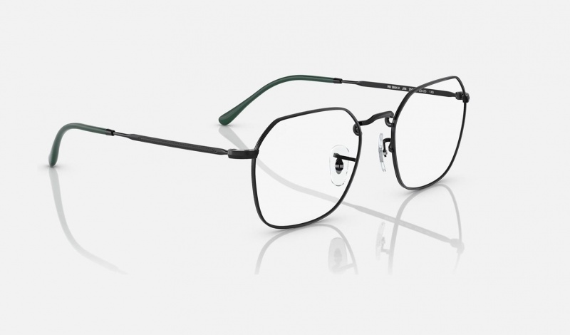 Ray Ban Jim Optics Men's Eyeglasses Black | 02485-ZJFW