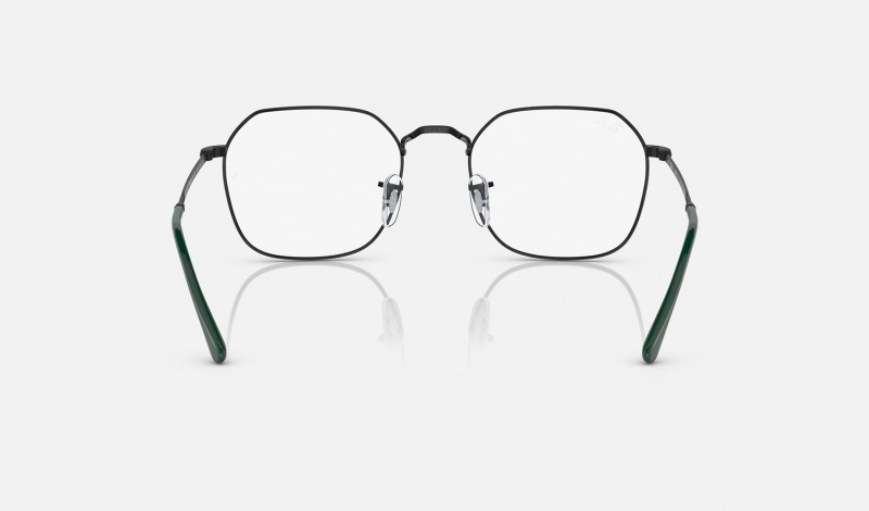 Ray Ban Jim Optics Men's Eyeglasses Black | 02485-ZJFW