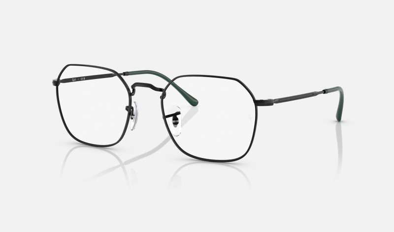 Ray Ban Jim Optics Men\'s Eyeglasses Black | 02485-ZJFW