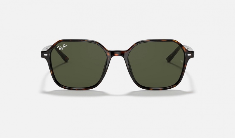 Ray Ban John Men's Sunglasses Green | 65370-TZWP