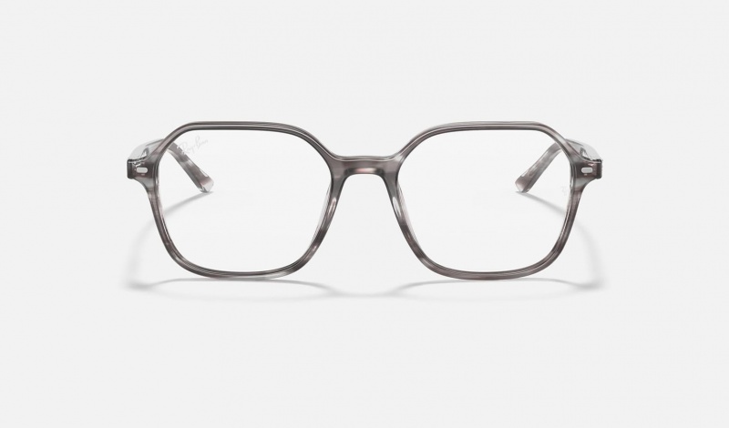 Ray Ban John Optics Men's Eyeglasses Grey | 30124-OLDQ