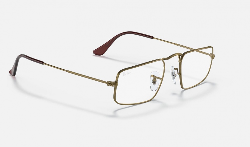 Ray Ban Julie Optics Men's Eyeglasses Gold | 56143-BUKS