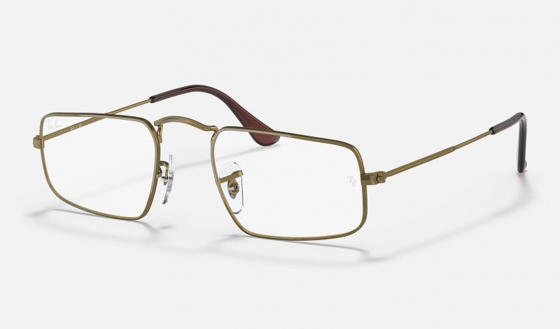 Ray Ban Julie Optics Men\'s Eyeglasses Gold | 56143-BUKS