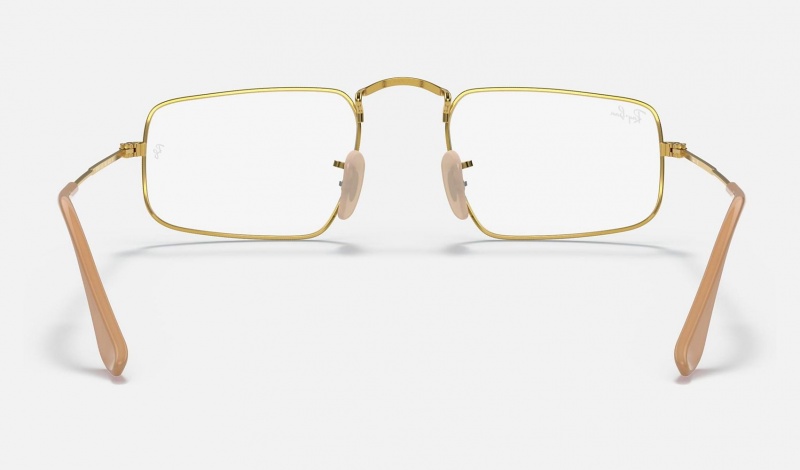 Ray Ban Julie Optics Men's Eyeglasses Gold | 38672-JAIH