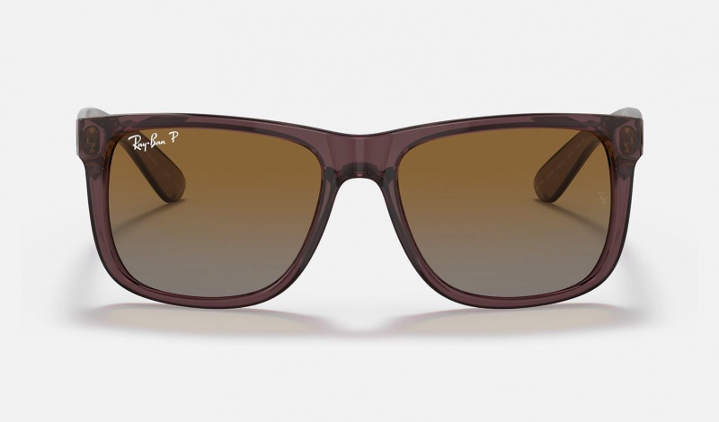 Ray Ban Justin Classic Men's Sunglasses Brown | 48297-UQIZ