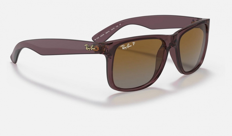 Ray Ban Justin Classic Men's Sunglasses Brown | 48297-UQIZ