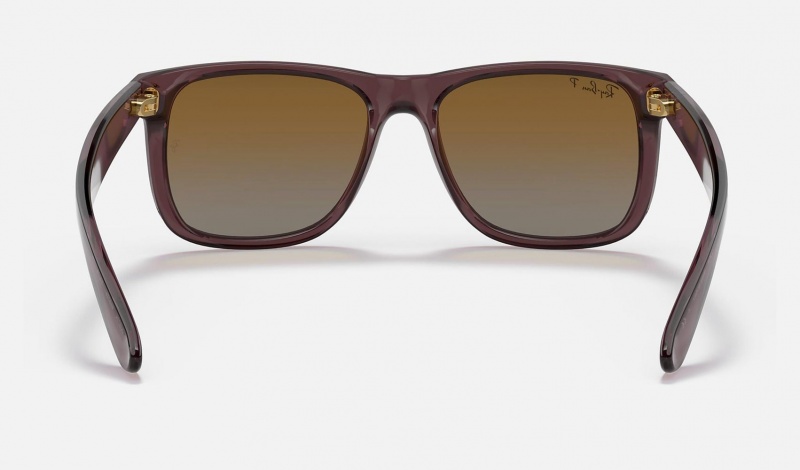 Ray Ban Justin Classic Men's Sunglasses Brown | 48297-UQIZ