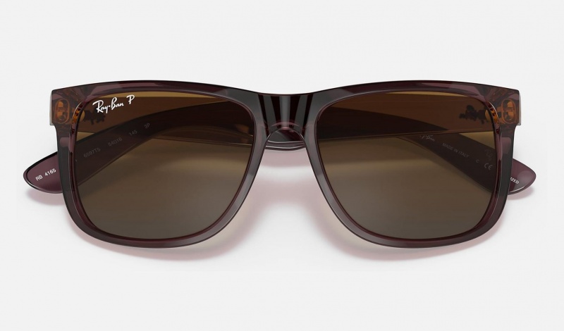 Ray Ban Justin Classic Men's Sunglasses Brown | 48297-UQIZ